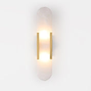 Wall Light Alabaster Brass - EMPYRN | Elegant Lighting