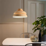 Pendant Light Aluminium Wood - VITRUM | Serene Ambiance