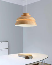 Pendant Light Aluminium Wood - VITRUM | Serene Ambiance