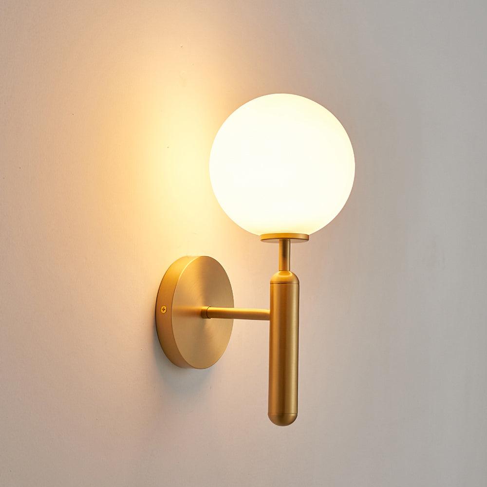 Wall Light Brass Glass - ALTAIR | Elegant Illumination
