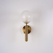 Wall Light Brass Glass - ALTAIR | Elegant Illumination