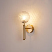 Wall Light Brass Glass - ALTAIR | Elegant Illumination