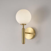 Wall Light Brass Glass - ALTAIR | Elegant Illumination