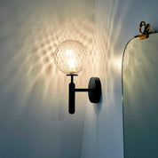 Wall Light Brass Glass - ALTAIR | Elegant Illumination