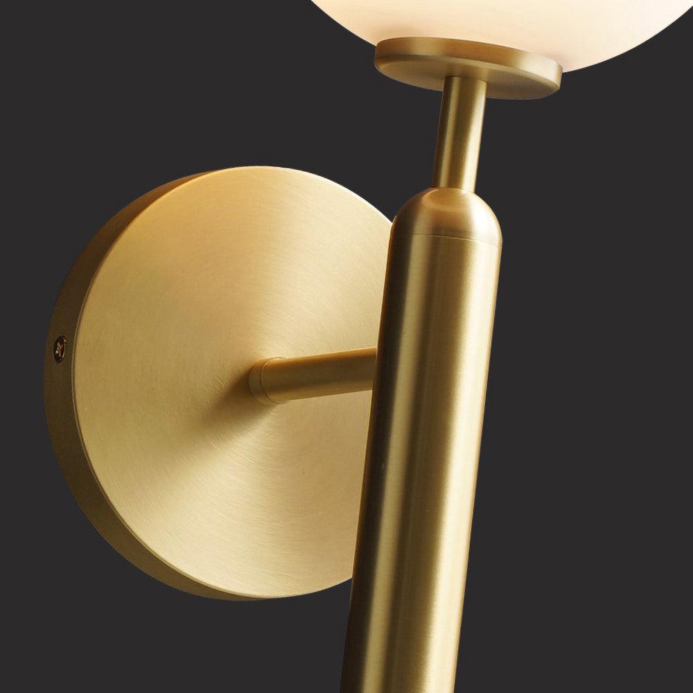 Wall Light Brass Glass - ALTAIR | Elegant Illumination