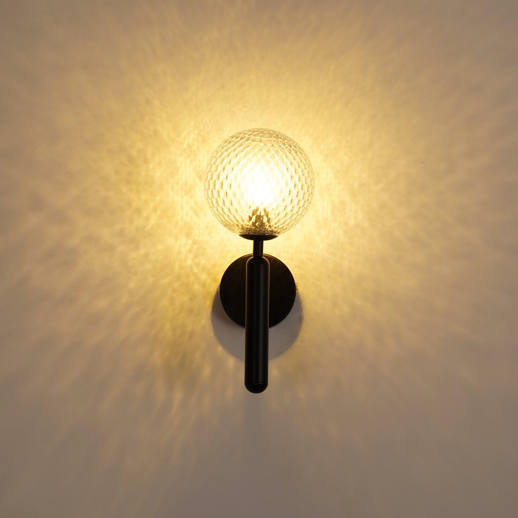 Wall Light Brass Glass - ALTAIR | Elegant Illumination
