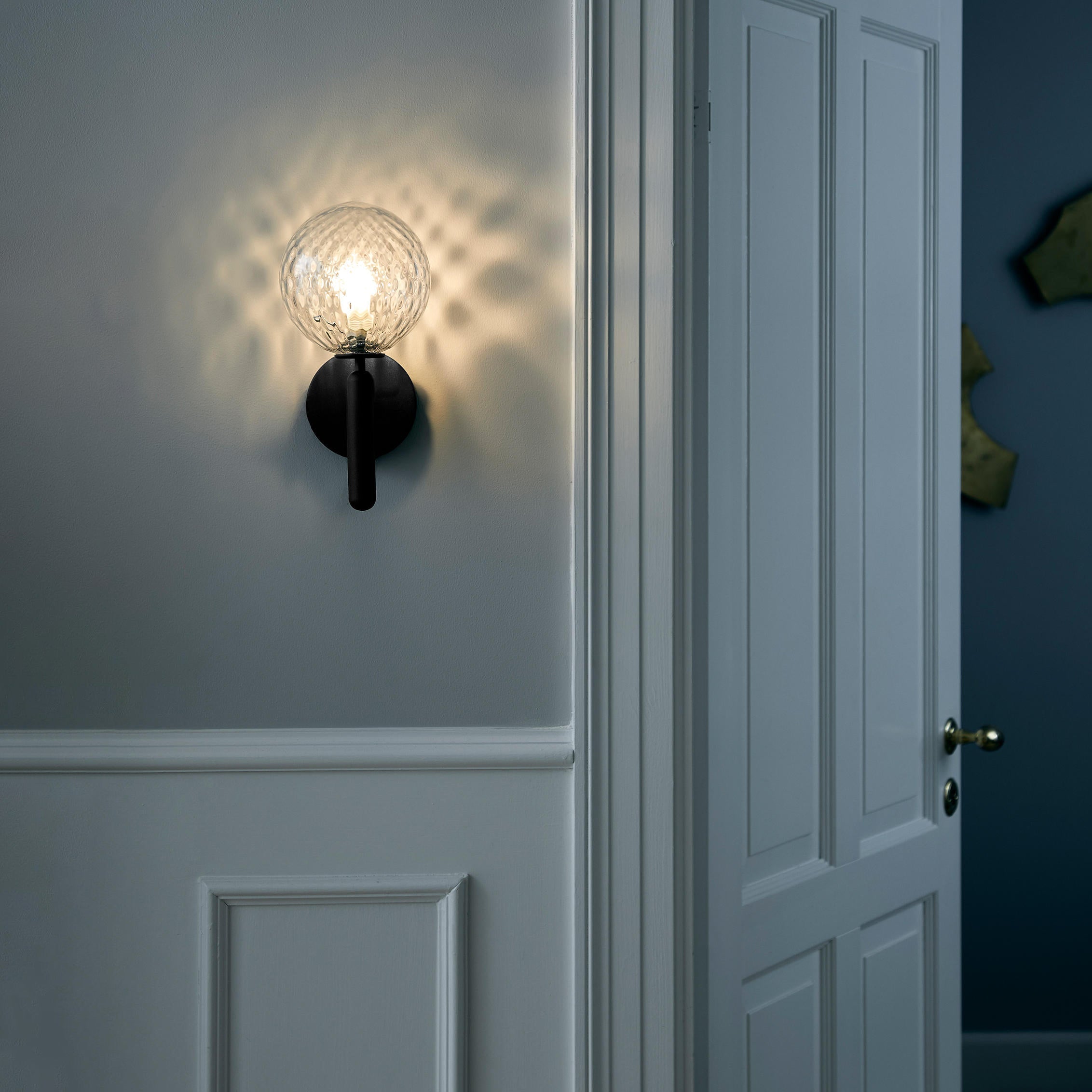Wall Light Brass Glass - ALTAIR | Elegant Illumination
