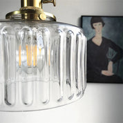 Pendant Light Green Glass - SAIPHX | Vintage Elegance