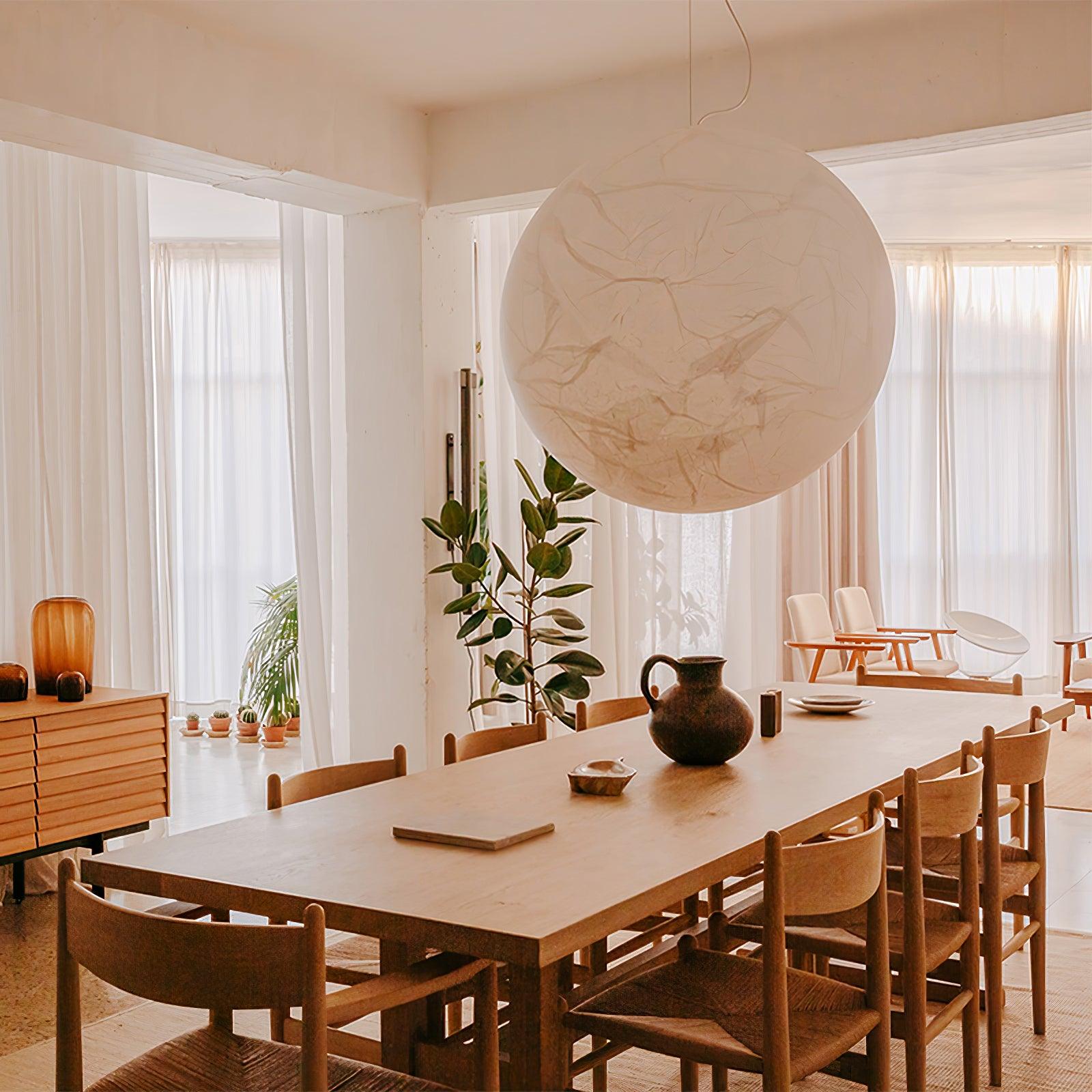 Pendant Light Silk Moon - TENSOR | Serene Ambiance