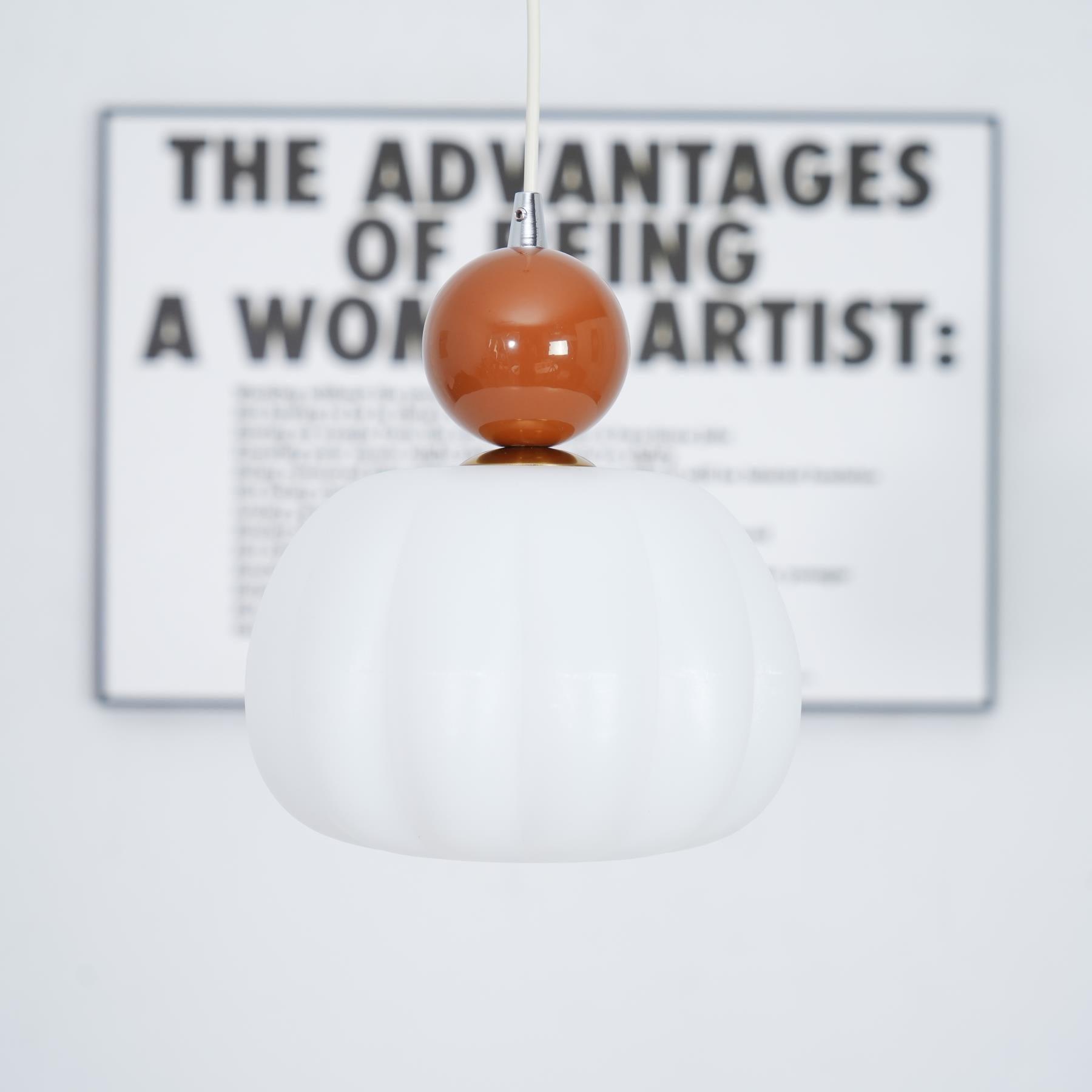 Pendant Light Pumpkin Shape Green - RESONX | Tranquil