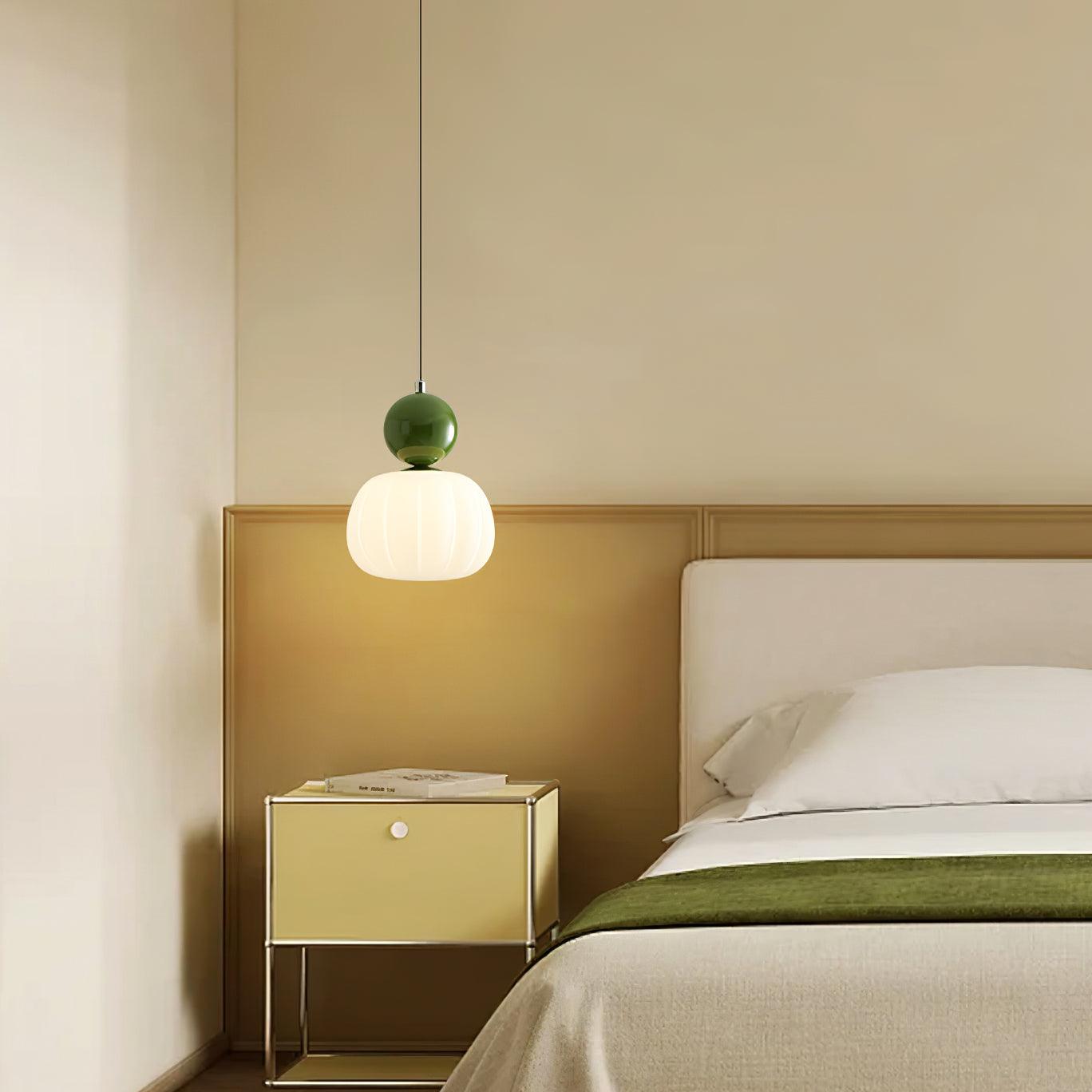 Pendant Light Pumpkin Shape Green - RESONX | Tranquil