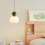 Pendant Light Pumpkin Shape Green - RESONX | Tranquil