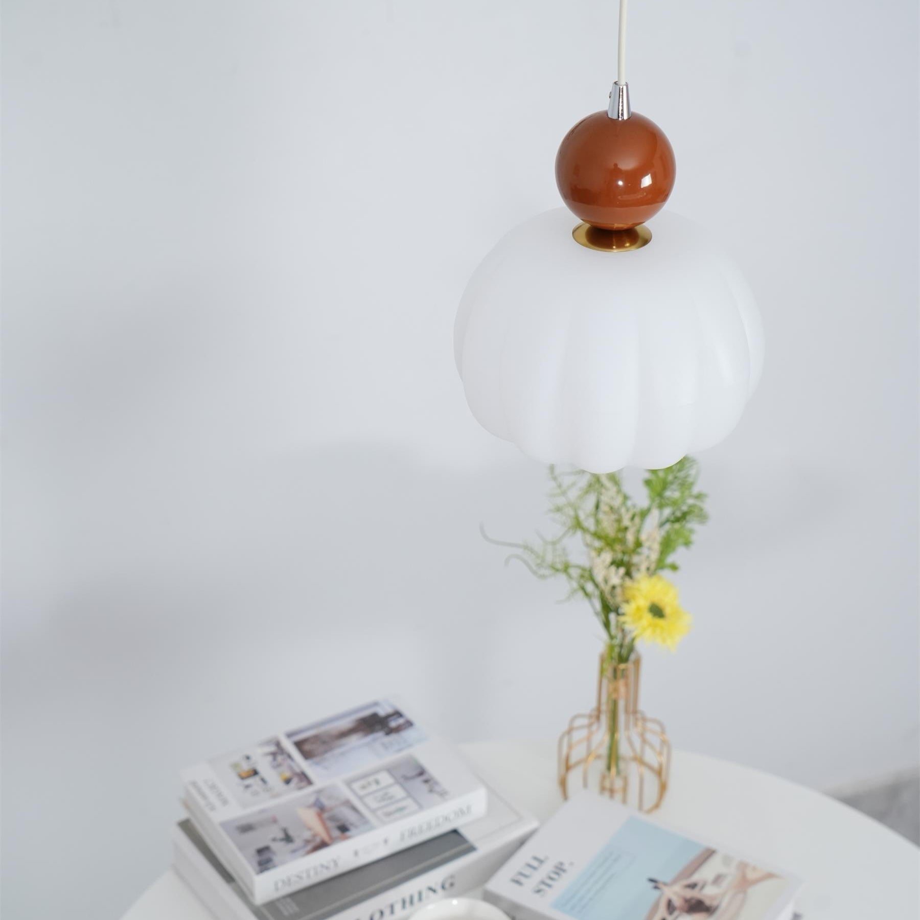 Pendant Light Pumpkin Shape Green - RESONX | Tranquil