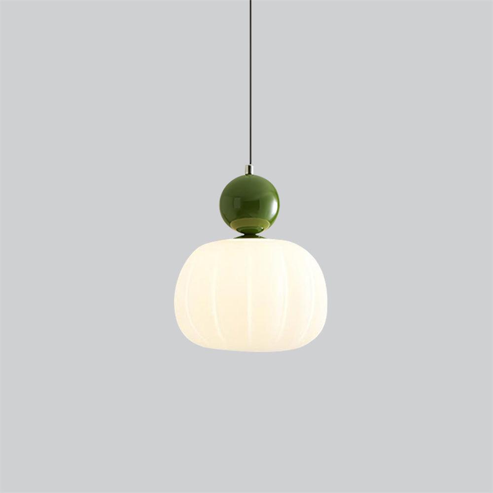 Pendant Light Pumpkin Shape Green - RESONX | Tranquil