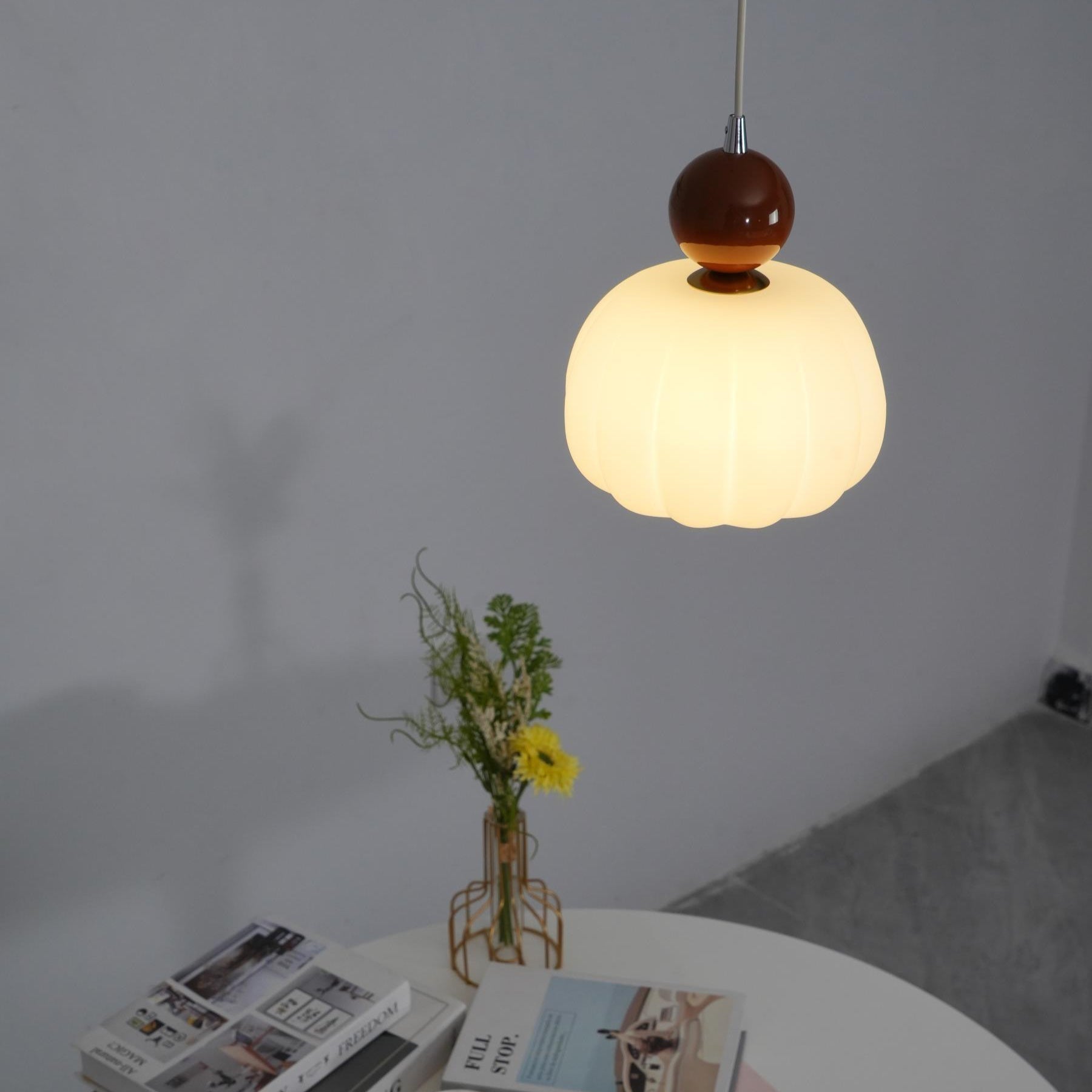 Pendant Light Pumpkin Shape Green - RESONX | Tranquil