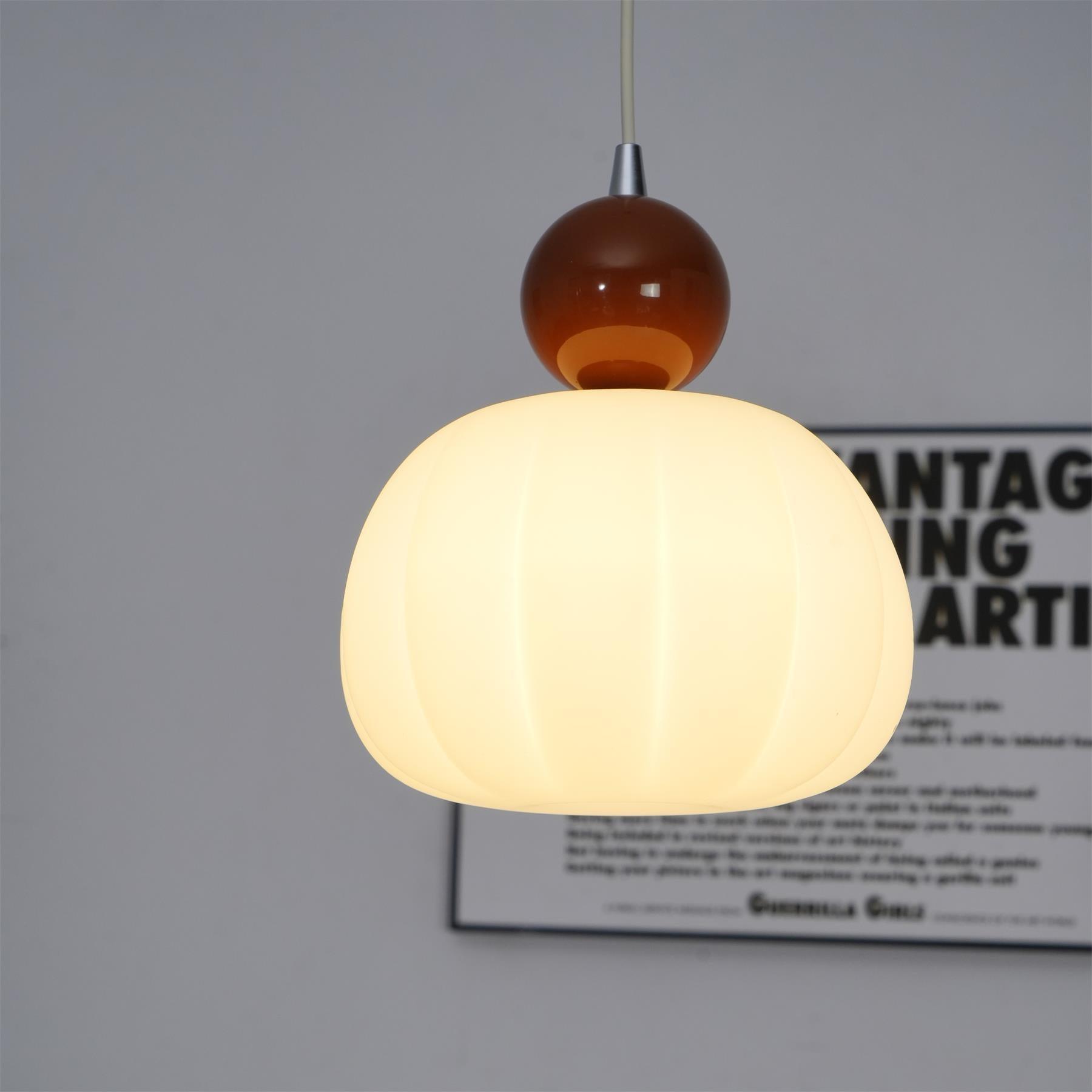Pendant Light Pumpkin Shape Green - RESONX | Tranquil