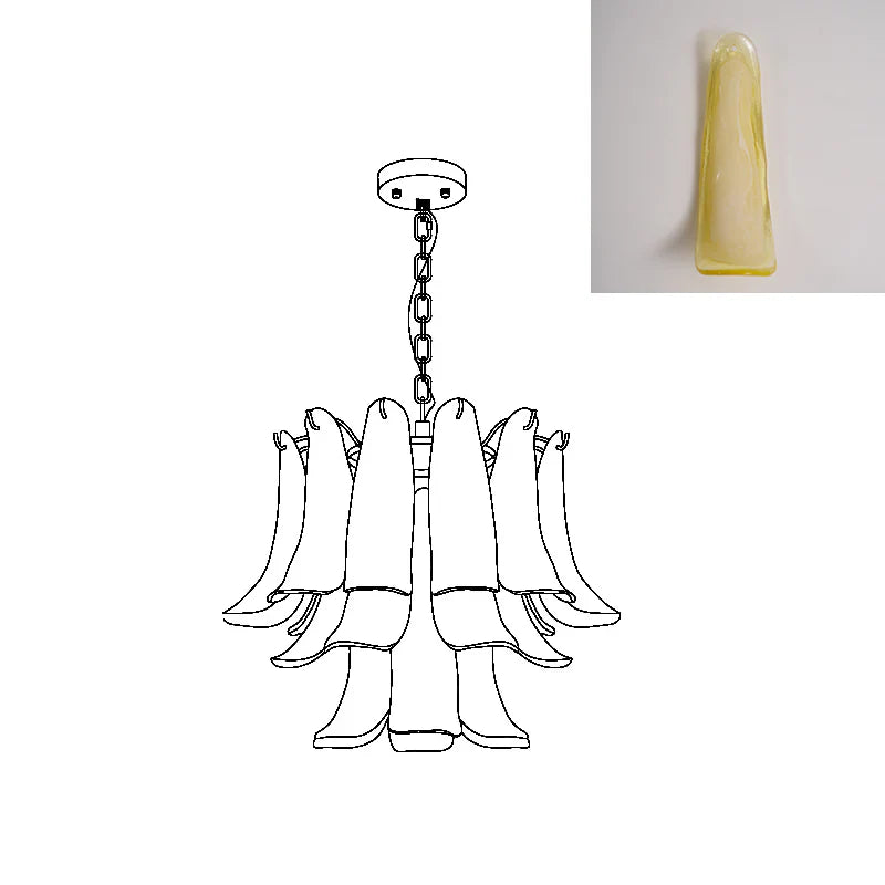 Marilyn Vintage Luxe Métal Verre Lustre Salon Salle à Manger Chambre