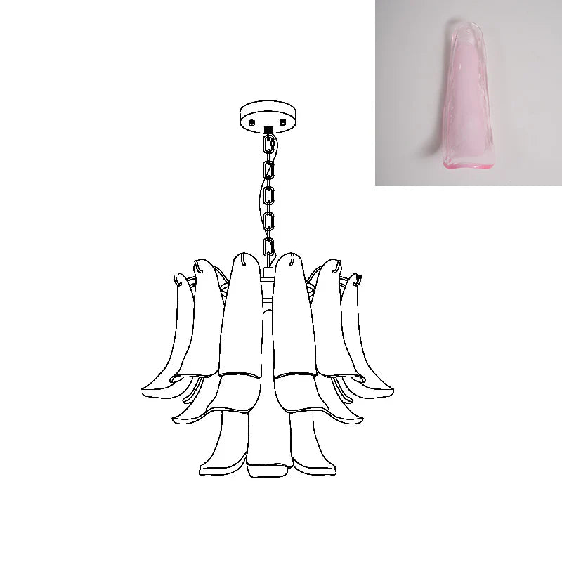 Marilyn Vintage Luxe Métal Verre Lustre Salon Salle à Manger Chambre