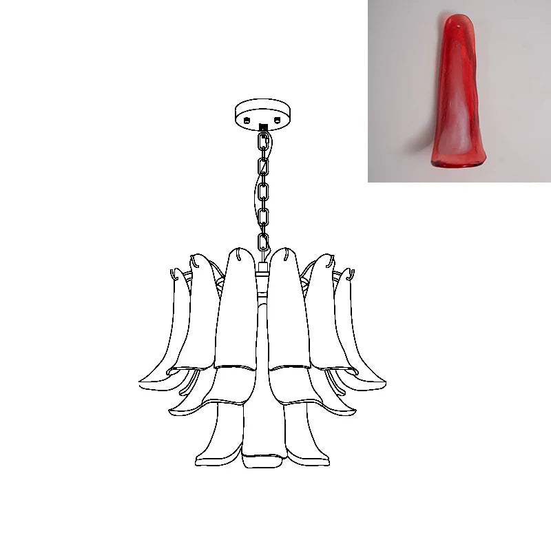 Marilyn Vintage Luxe Métal Verre Lustre Salon Salle à Manger Chambre