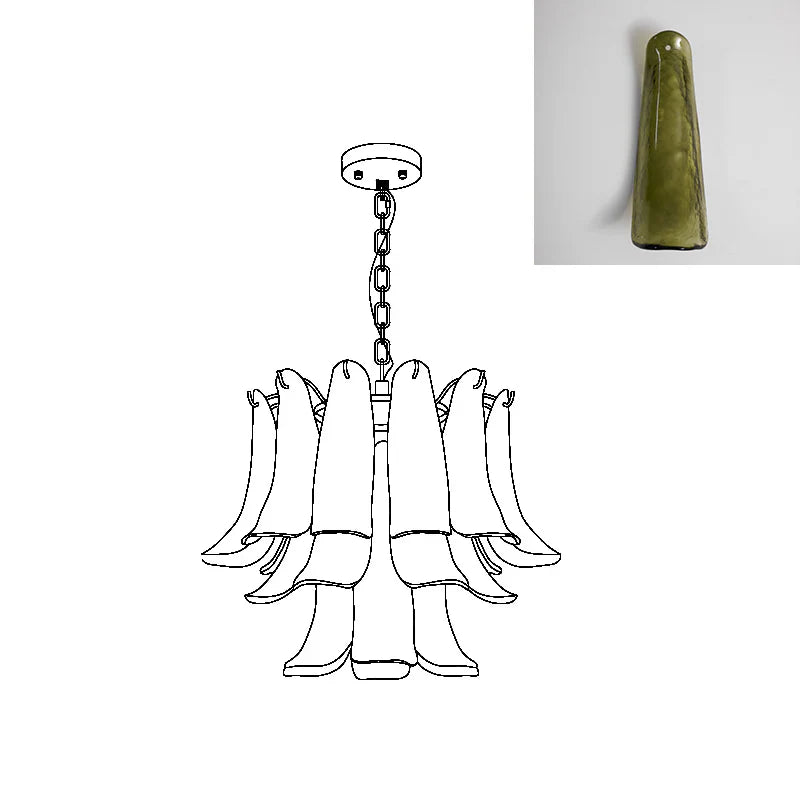 Marilyn Vintage Luxe Métal Verre Lustre Salon Salle à Manger Chambre