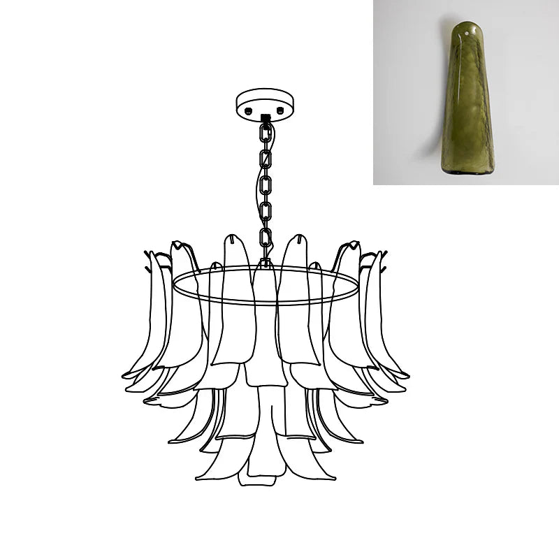 Marilyn Vintage Luxe Métal Verre Lustre Salon Salle à Manger Chambre