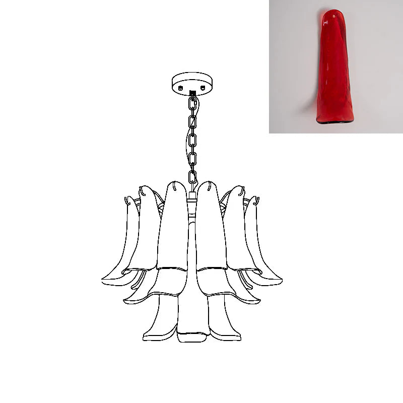 Marilyn Vintage Luxe Métal Verre Lustre Salon Salle à Manger Chambre