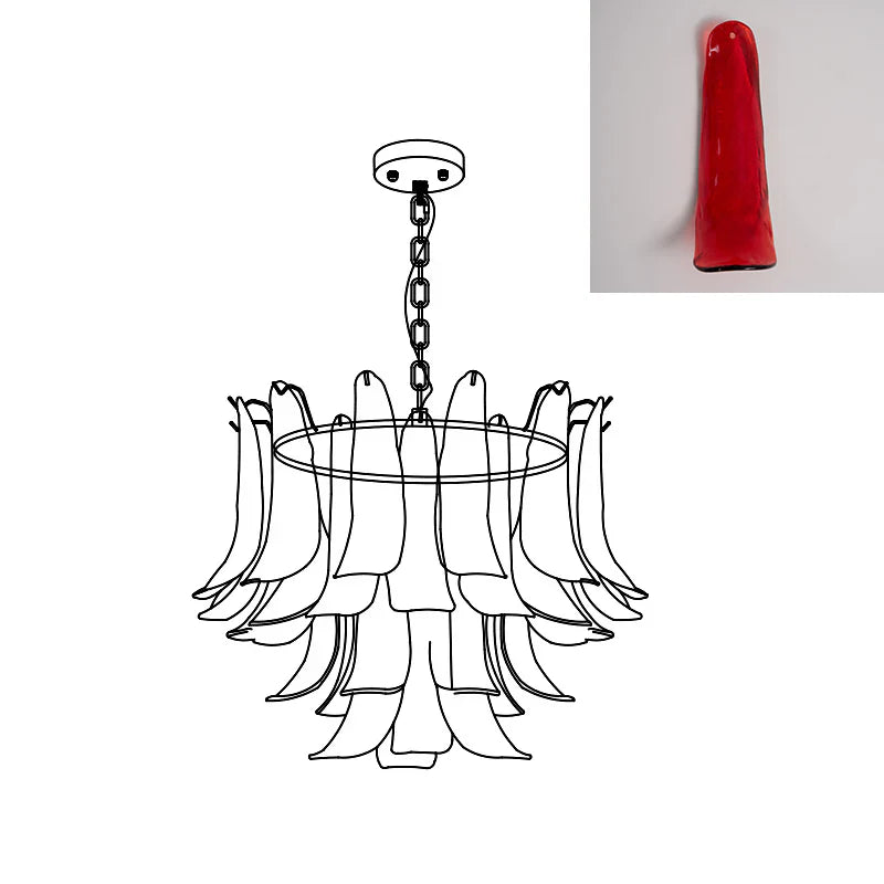 Marilyn Vintage Luxe Métal Verre Lustre Salon Salle à Manger Chambre