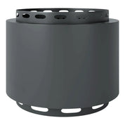Smokeless Fire Pit Portable Wood Burning, 48.5cm, Dark Grey with Poker for Garden Camping Bonfire Party