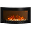 Electric Fire – Wall Mount, 2 Heat Settings | Warm & Stylish Room