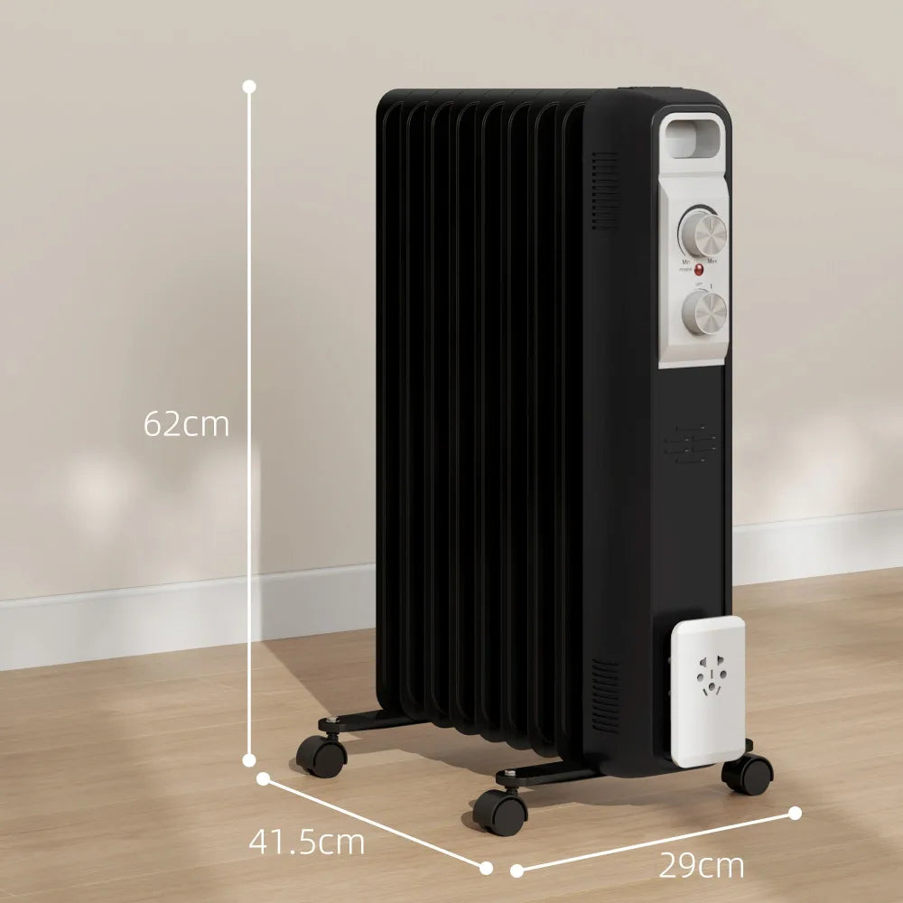 Oil-Filled Radiator – 2kW, 9 Fin | Fast Heating for 25m² Spaces - Image 5