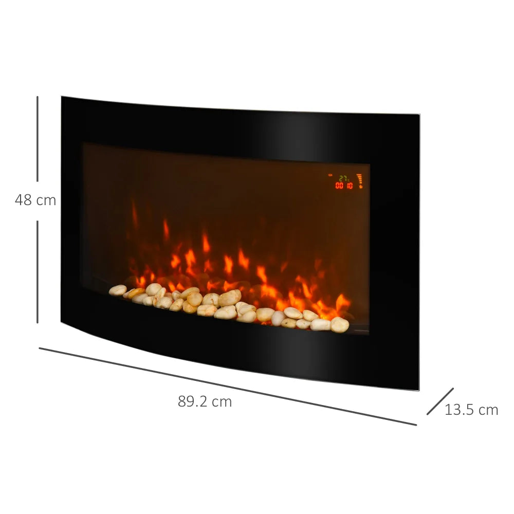 Electric Fire – Wall Mount, 2 Heat Settings | Warm & Stylish Room - Image 5