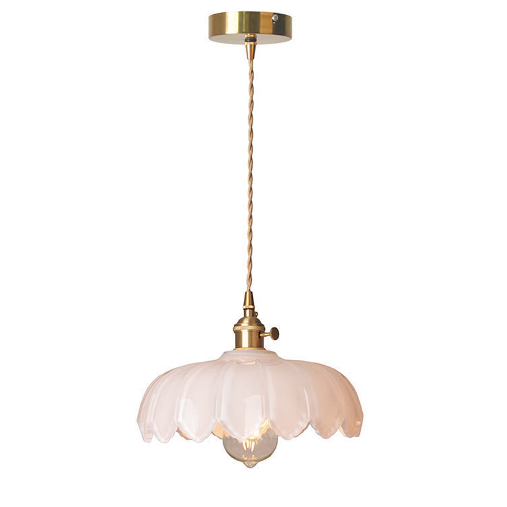 Pendant Light Amber Glass - SADIRA | Romantic Lighting