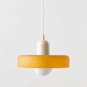Pendant Light Green Glass Red - MODUSX | Bauhaus Style