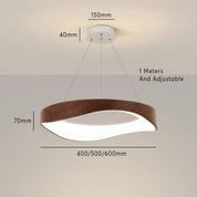 Pendant Light LED Walnut - TORXIS | Modern Style