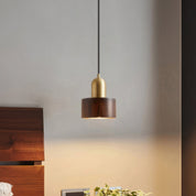Pendant Light Walnut Brass - RIXONX | Tranquility