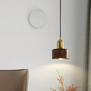 Pendant Light Walnut Brass - RIXONX | Tranquility