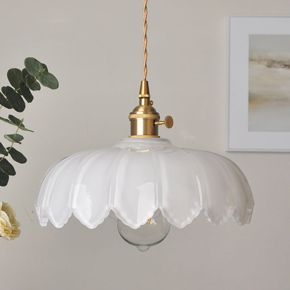 Pendant Light Amber Glass - SADIRA | Romantic Lighting