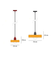 Pendant Light Green Glass Red - MODUSX | Bauhaus Style