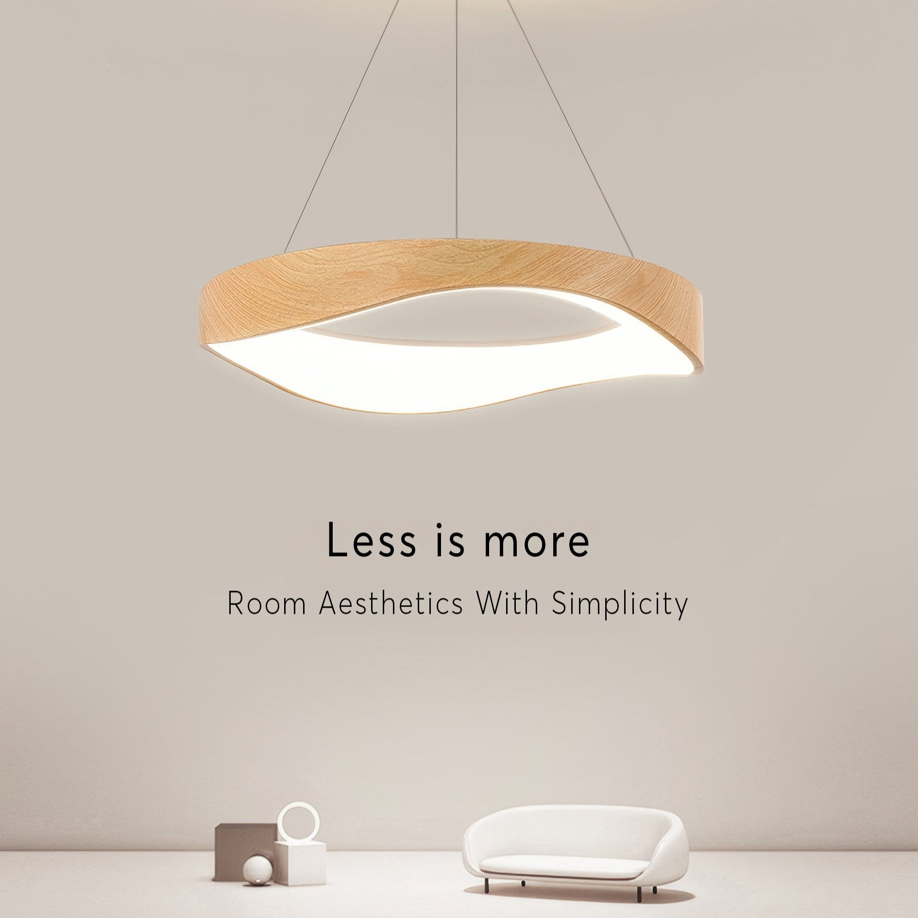 Pendant Light LED Walnut - TORXIS | Modern Style