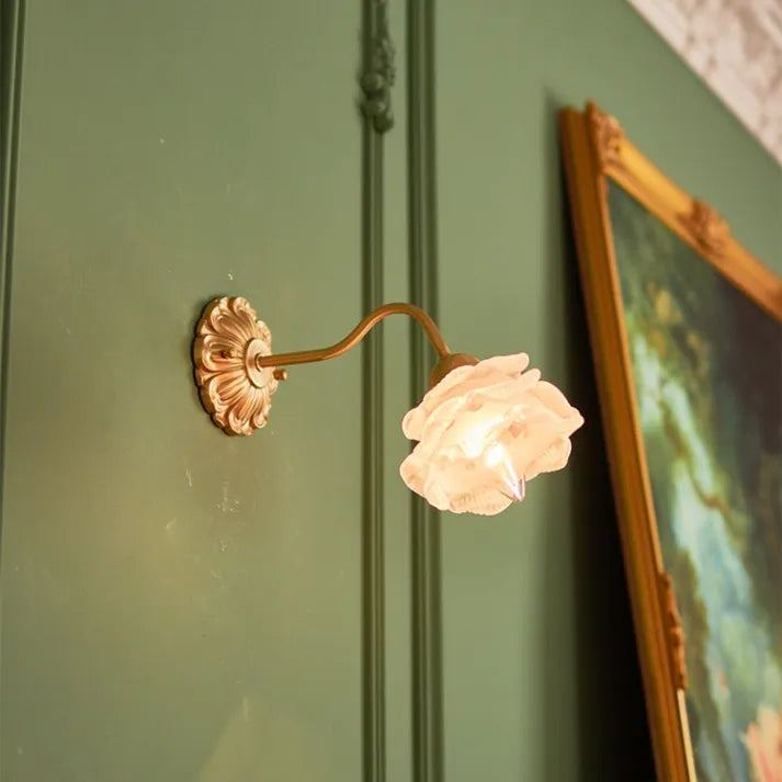 Wall Light Vintage Copper Floral - ACRONX | Elegant Glow