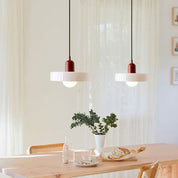 Pendant Light Green Glass Red - MODUSX | Bauhaus Style
