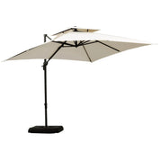 Steel Frame Outdoor Roma Cantilever Umbrella Garden Sun Shade