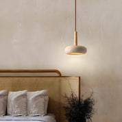 Pendant Light Travertine LED - STRATA | Tranquil Glow
