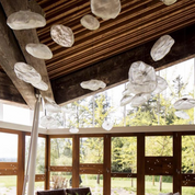 Pendant Light Hand-blown Glass Amber - VIRTUS | Elegance