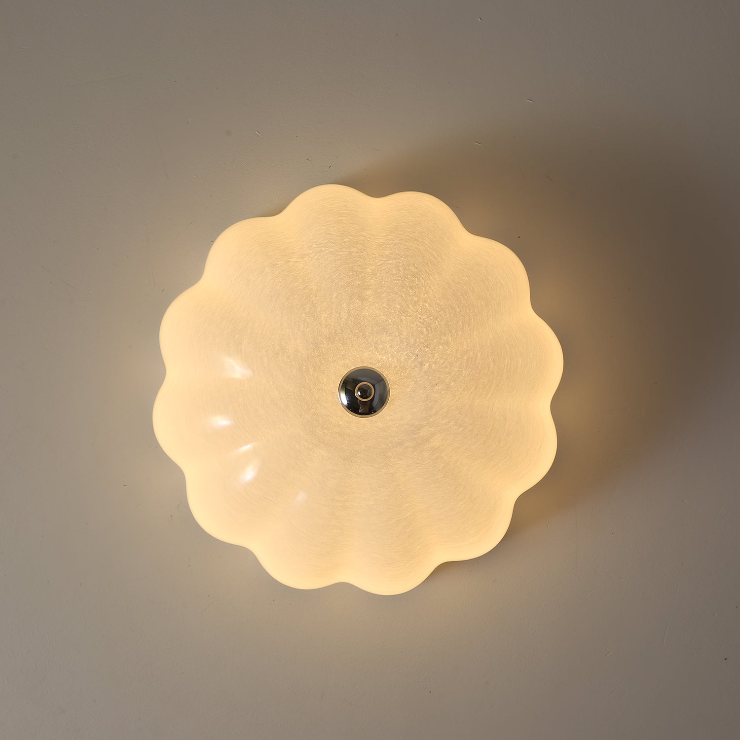Ceiling Light Opal Glass LED - COBALT | Warm Light