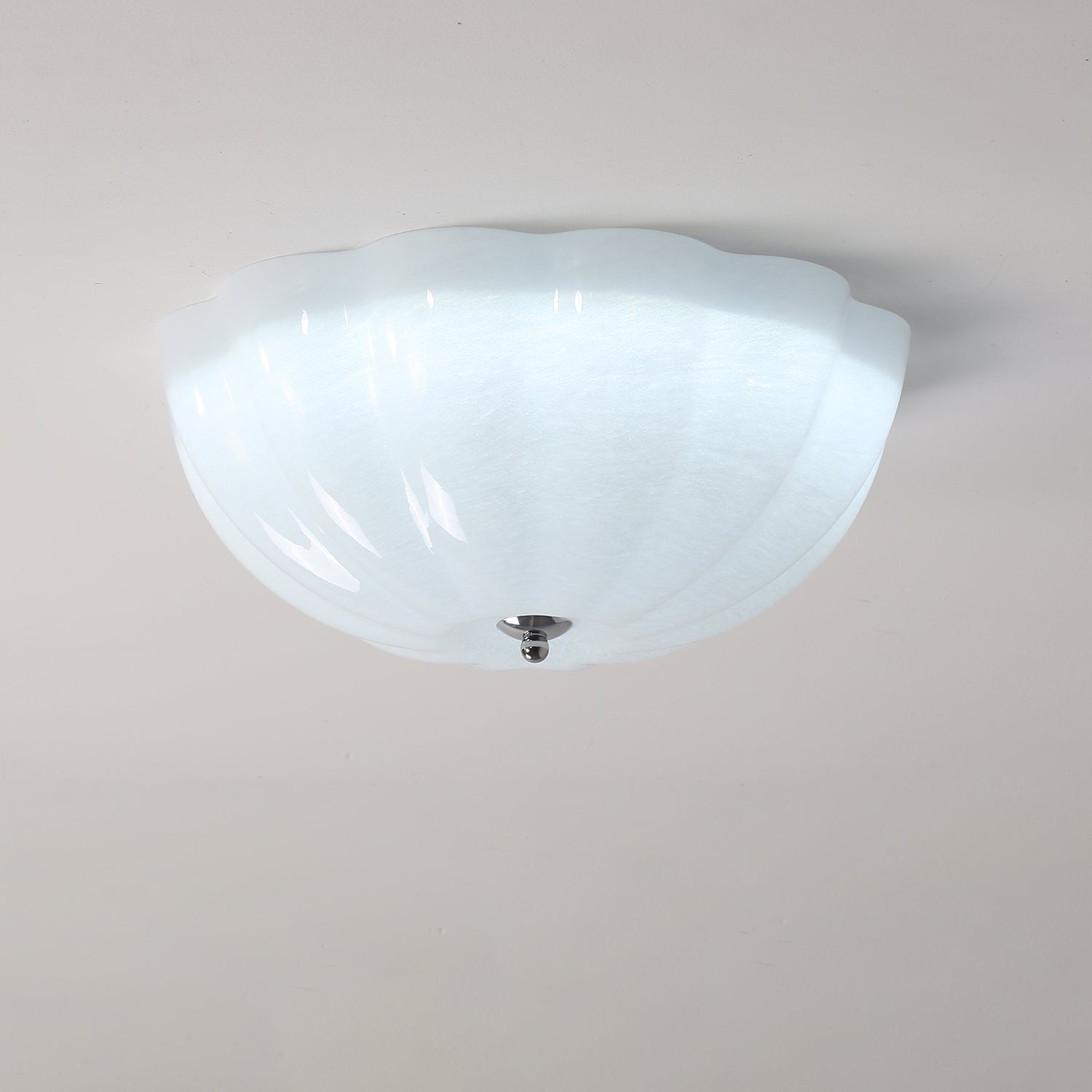 Ceiling Light Opal Glass LED - COBALT | Warm Light