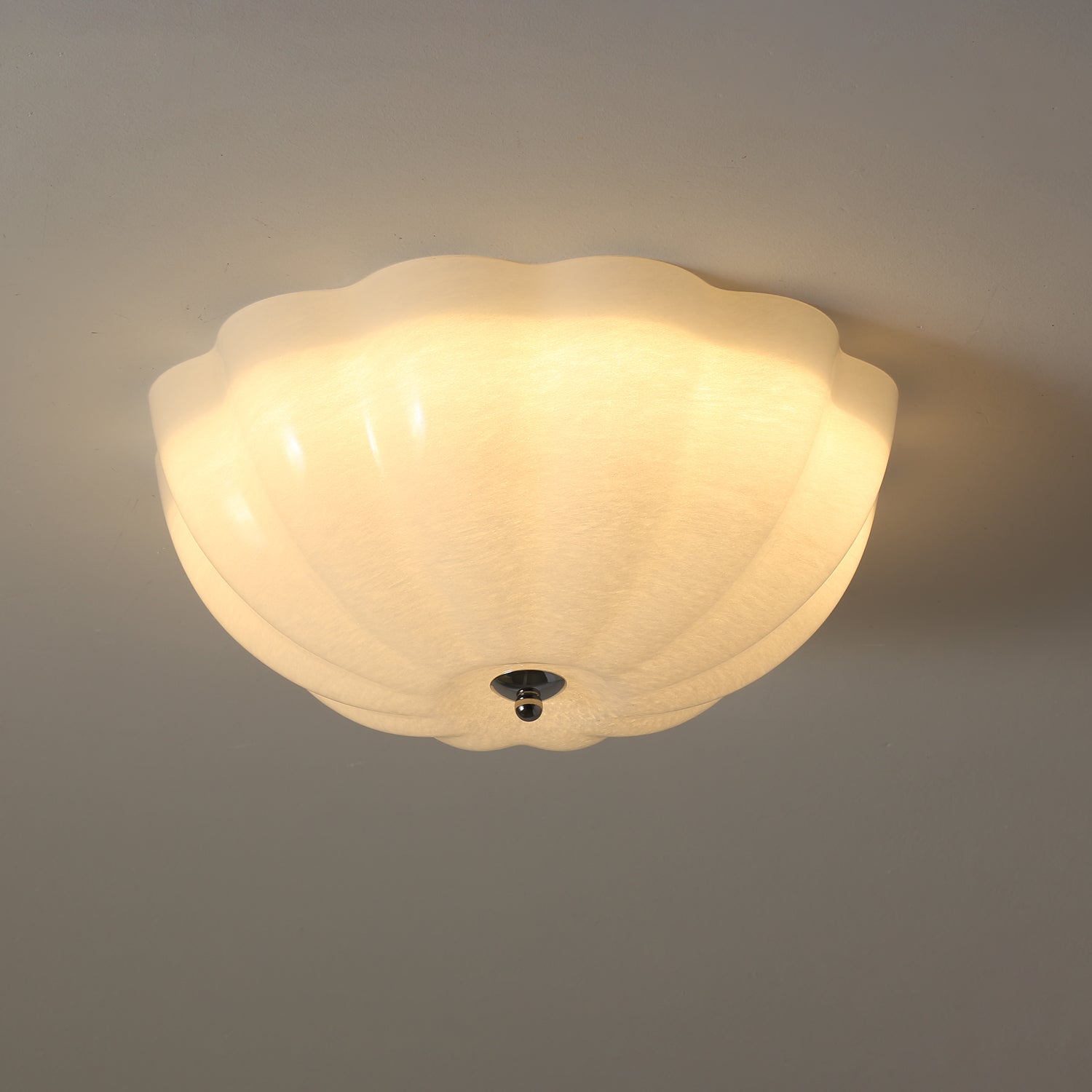 Ceiling Light Opal Glass LED - COBALT | Warm Light