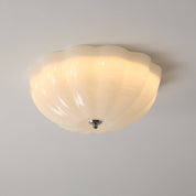 Ceiling Light Opal Glass LED - COBALT | Warm Light