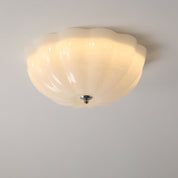 Ceiling Light Opal Glass LED - COBALT | Warm Light