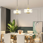 Pendant Light Glass Metal - SYRMAX | Warm Ambiance
